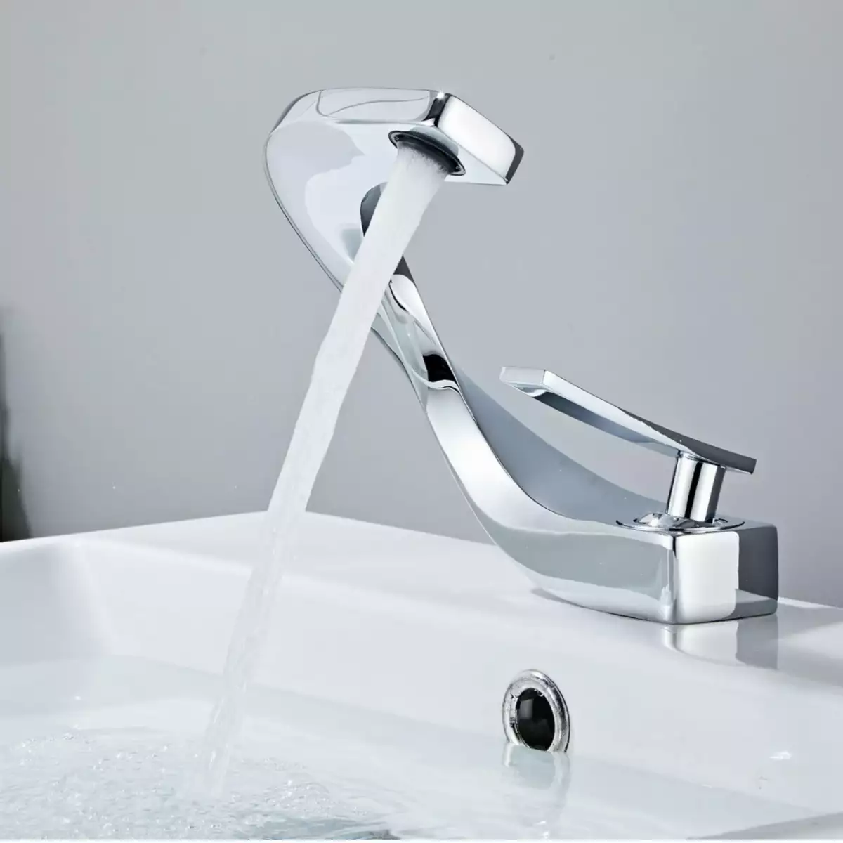 Robinet de Salle de Bain Élégant - Finition Laiton ou noir